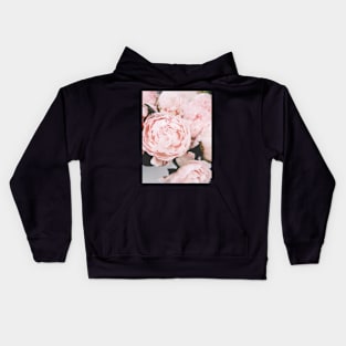 Flowers print, Pink, Pastel, Fashion print, Scandinavian art, Modern art, Wall art, Print, Minimalistic, Modern Kids Hoodie